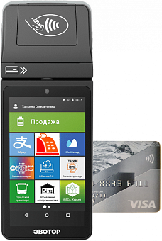 Эвотор 5i SmartPOS с ФН 15 картинка от магазина Кассоптторг